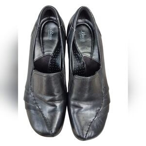 Bass Black Loafers Classic Slip-On Shoes